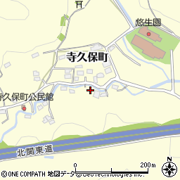 栃木県佐野市寺久保町849周辺の地図