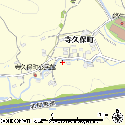 栃木県佐野市寺久保町815周辺の地図