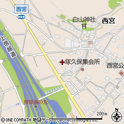 長野県東御市祢津周辺の地図