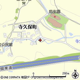 栃木県佐野市寺久保町868周辺の地図