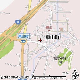 石川県小松市東山町ヘ23周辺の地図