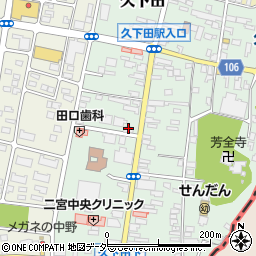 栃木県真岡市久下田956周辺の地図