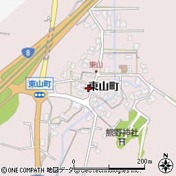 石川県小松市東山町ヘ18周辺の地図