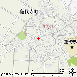 石川県小松市蓮代寺町ヌ周辺の地図