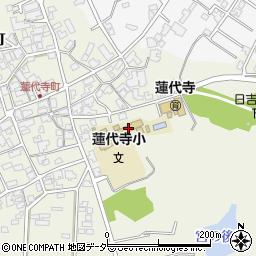 小松市立蓮代寺小学校周辺の地図