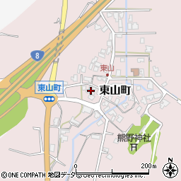 石川県小松市東山町ヘ19周辺の地図