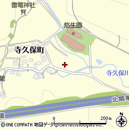 栃木県佐野市寺久保町882周辺の地図