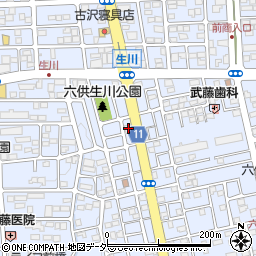 閑野米店周辺の地図
