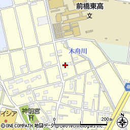 群馬県前橋市小島田町676周辺の地図