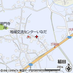 茨城県笠間市稲田3467周辺の地図