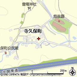 栃木県佐野市寺久保町854周辺の地図