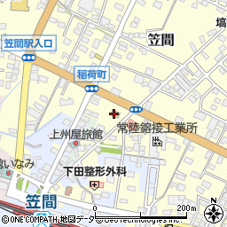 ファミリーマート笠間近森店周辺の地図