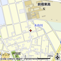 群馬県前橋市小島田町675周辺の地図