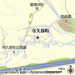 栃木県佐野市寺久保町837周辺の地図