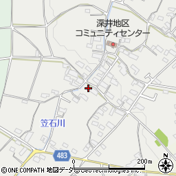長野県東御市東深井805周辺の地図