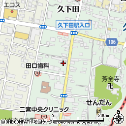 栃木県真岡市久下田955-1周辺の地図