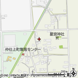 栃木県栃木市仲仕上町349周辺の地図