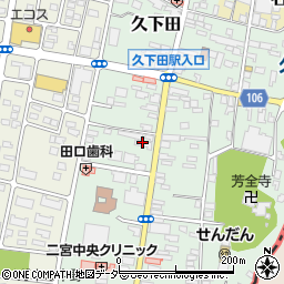 足利銀行久下田支店 ＡＴＭ周辺の地図