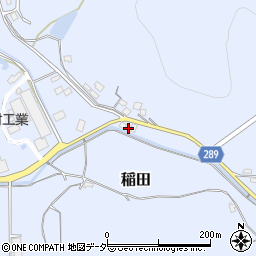 茨城県笠間市稲田4248周辺の地図