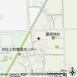 栃木県栃木市仲仕上町350周辺の地図