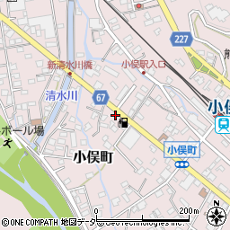 栃木県足利市小俣町509周辺の地図
