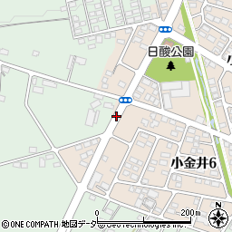 栃木県下野市小金井6丁目33周辺の地図