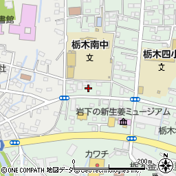 栃木県栃木市本町2周辺の地図
