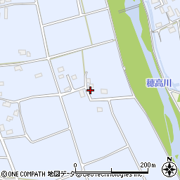 長野県安曇野市穂高有明古厩5443周辺の地図