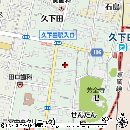 栃木県真岡市久下田834周辺の地図