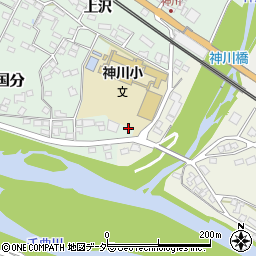 神川農産物直売所周辺の地図