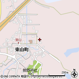 石川県小松市東山町ハ周辺の地図