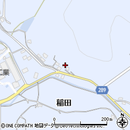 茨城県笠間市稲田3968周辺の地図