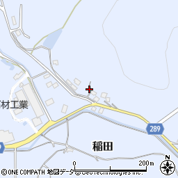 茨城県笠間市稲田3941周辺の地図