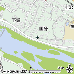 長野県上田市国分1375周辺の地図