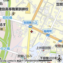 茨城交通周辺の地図
