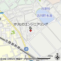 オリヒロ株式会社　高崎工場周辺の地図