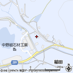 茨城県笠間市稲田4281周辺の地図