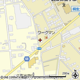桐生信用金庫久宮支店周辺の地図