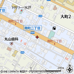 茨城県水戸市南町周辺の地図