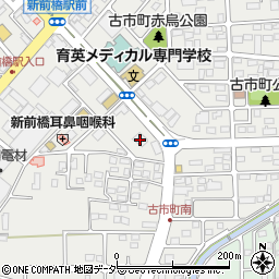 高崎信用金庫新前橋支店周辺の地図