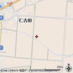 長野県上田市仁古田周辺の地図