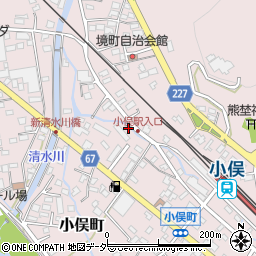 栃木県足利市小俣町695周辺の地図