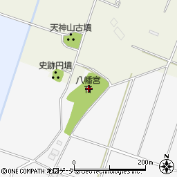 八幡宮周辺の地図