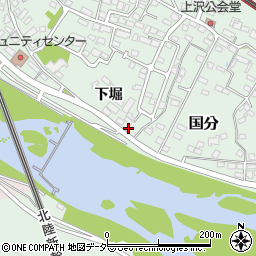 長野県上田市国分1447-1周辺の地図