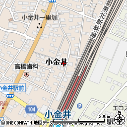 栃木県下野市小金井47周辺の地図