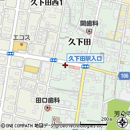 栃木県真岡市久下田940周辺の地図