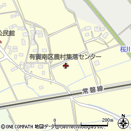 有賀南区農村集落センター周辺の地図