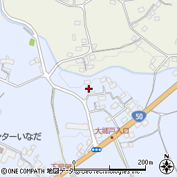 茨城県笠間市稲田3549周辺の地図