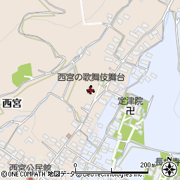 西宮の歌舞伎舞台周辺の地図