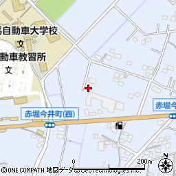 群馬県伊勢崎市赤堀今井町1丁目195周辺の地図